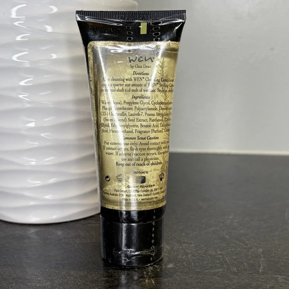 WEN By Chaz Dean Sweet Almond Mint Antifrizz Nourishing Styling Creme 2oz SEALED